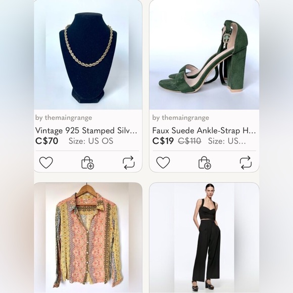 Faux Suede Ankle-Strap Heels Size 8 - Picture 6 of 6